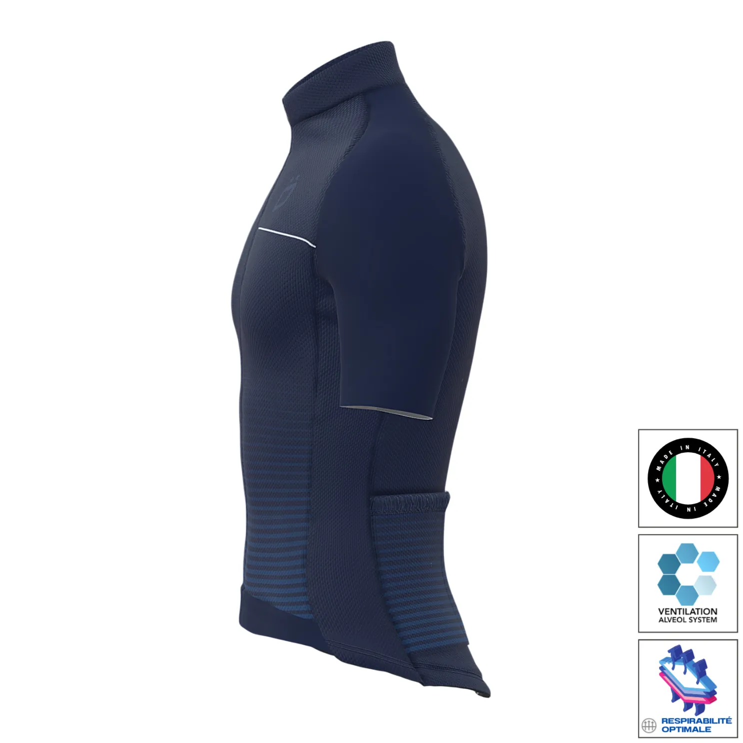 Pack Maillot Orltes Marine Cuissard Gold Marine – Image 9