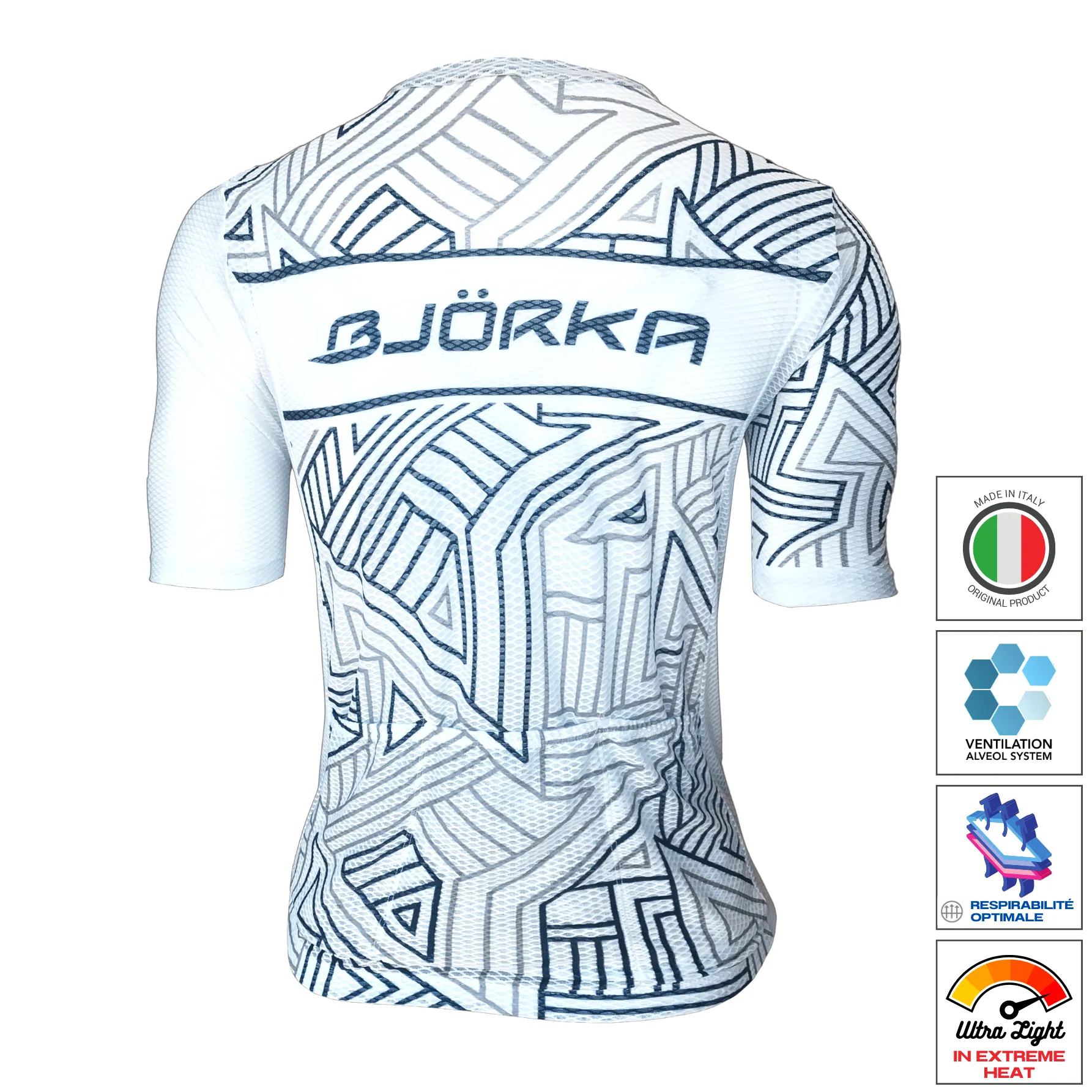 Pack Maillot Cuissard Zenith Ultra Light Blanc Marine – Image 8